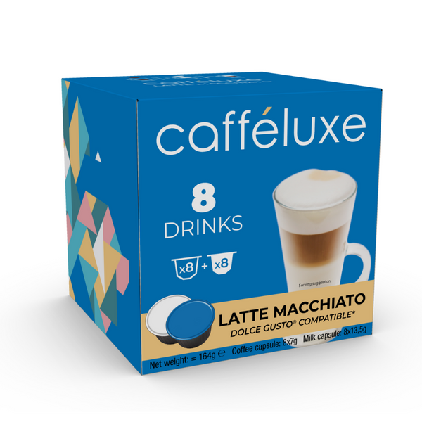 Caffeluxe Latte Macchiato Dolce Gusto (8+8)