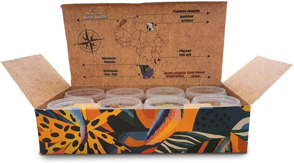 Spice It Up l Authentic African Spice Gift Set - 8 Spices from around the Continent | Xmas Gift Set, Cooking Gift Set & Home Cooking Spices
