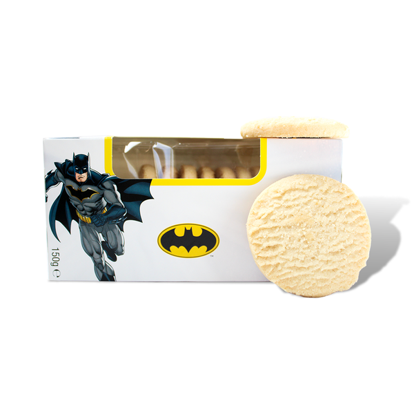 Shortbread Cookies and Biscuit Variety Pack - 3 Packets DC Super Hero Biscuit Trio - Forest Fruit Shortbread, Toffee Popcorn Biscuit, Blackcurrent Shortbread - Cookies & Biscuits Gifting