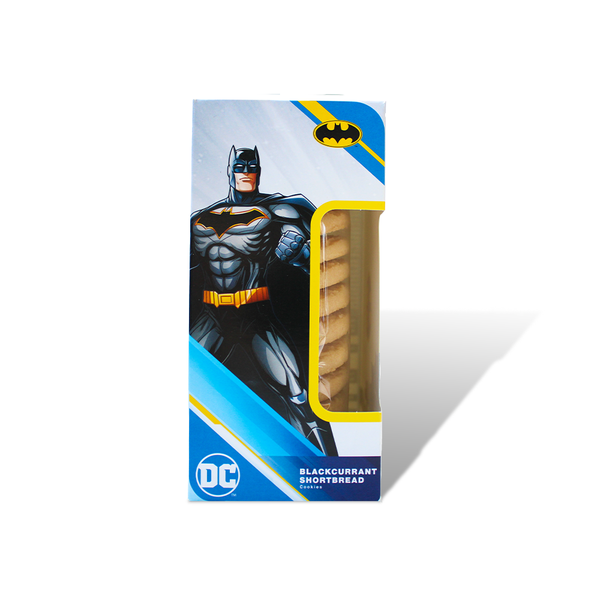 Shortbread Cookies and Biscuit Variety Pack - 3 Packets DC Super Hero Biscuit Trio - Forest Fruit Shortbread, Toffee Popcorn Biscuit, Blackcurrent Shortbread - Cookies & Biscuits Gifting