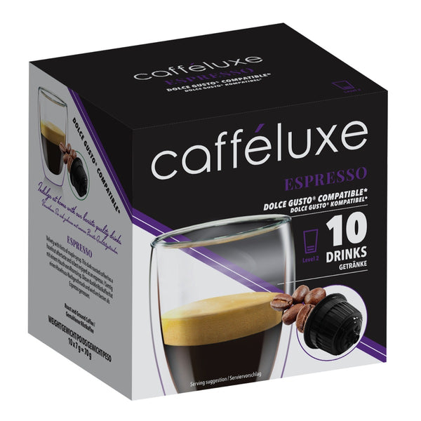 Espresso Coffee Caffeluxe Dolce Gusto Compatible