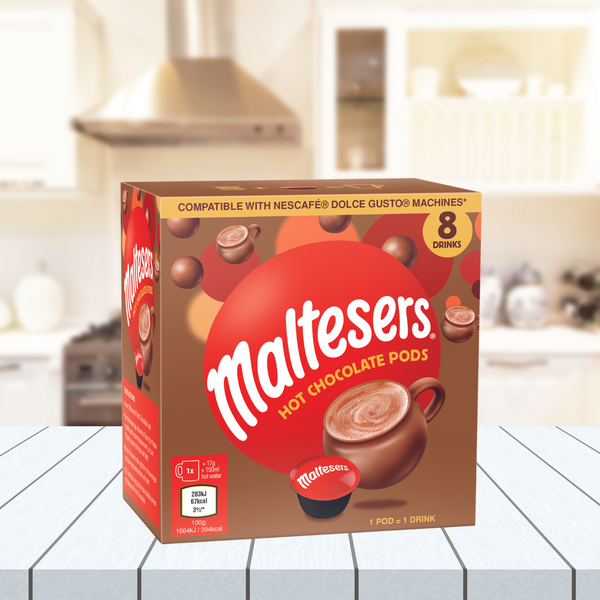 Mars Dolce Gusto Capsules & Biscuits Value Pack - Galaxy & Maltesers Pods (16 Capsules) + M&M's & Galaxy Cookies