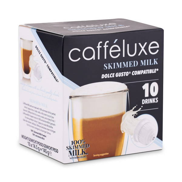 Caffeluxe Skimmed Milk Dolce Gusto Compatible Pods
