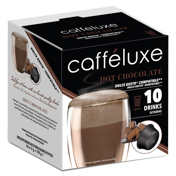 40 Hot Chocolate Nespresso Compatible Capsules. Creamy & Sweet. 40 Pods