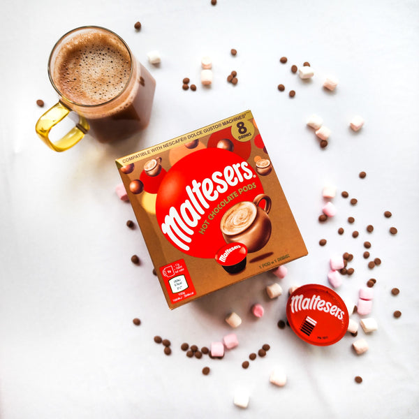 Maltesers - Dolce Gusto Compatible Capsules - Hot Chocolate - 8 Hot Chocolate Pods