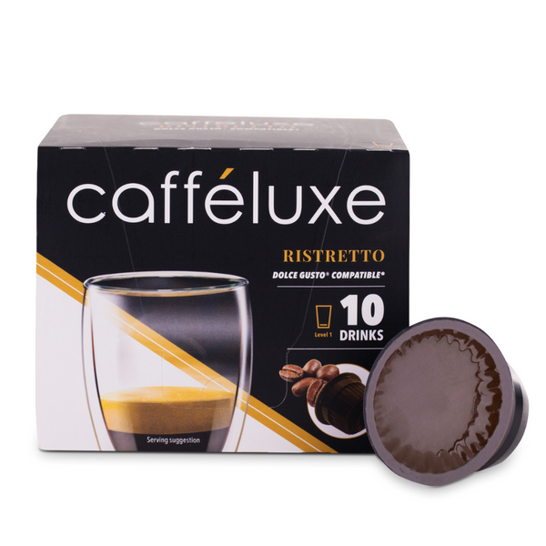 Products Caffeluxe Dolce Gusto Compatible Ristretto Coffee Capsules uk