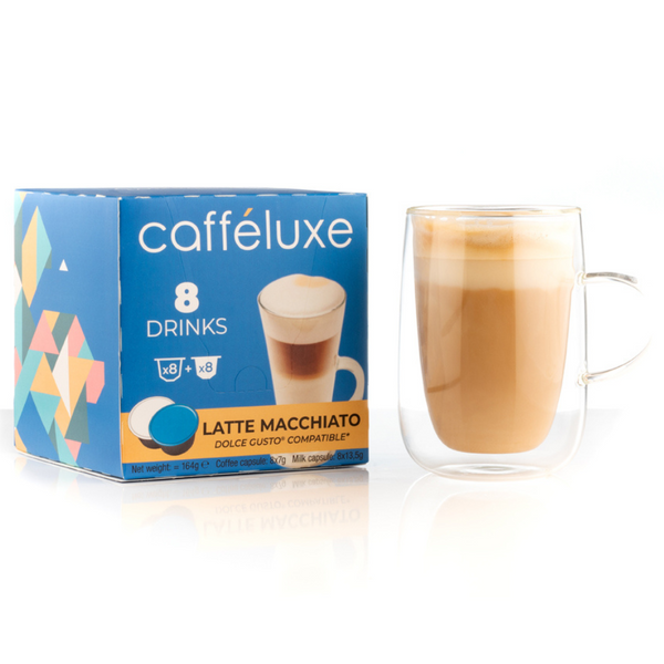 Caffeluxe Latte Macchiato Dolce Gusto (8+8)