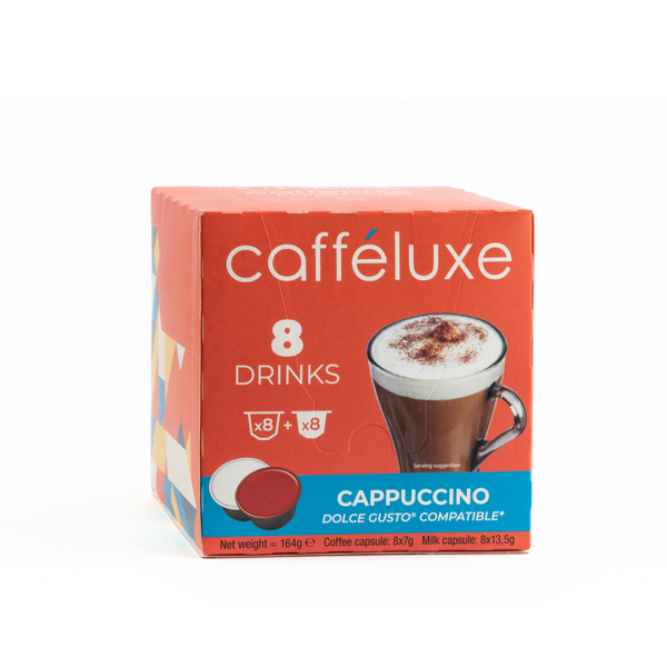 Caffeluxe Cappuccino Dolce Gusto (8+8)