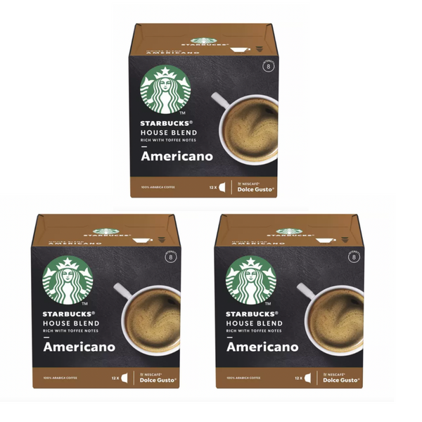 Café Americano Starbucks Dolce Gusto - 12 cápsulas