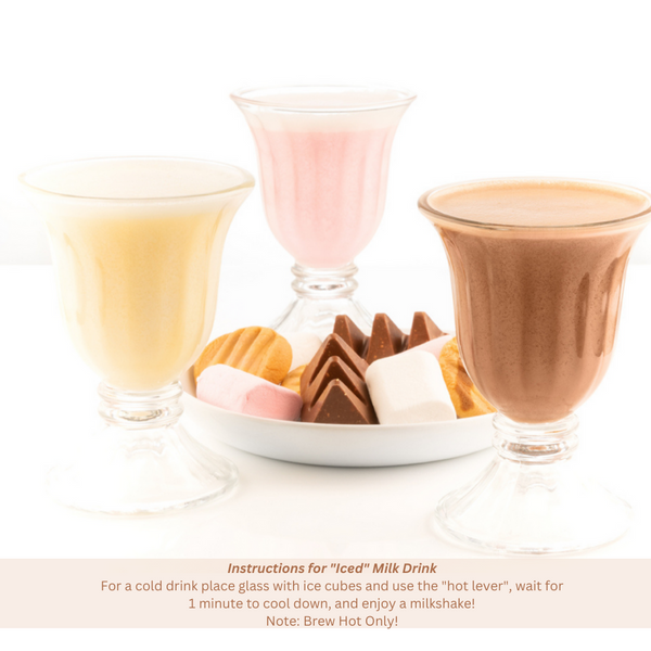 Vanilla Flavoured Milk Drink Dolce Gusto Compatible Pods- Looney Tunes Daffy Duck’s Vanilla - Warm Milk Drink or Milkshake | 8 Capsules