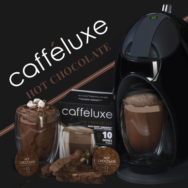 Caffeluxe Hot Chocolate Pods Dolce Gusto Compatible 