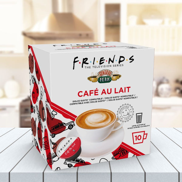 FRIENDS | Dolce Gusto Compatible Coffee Capsules | 60 Capsules| Variety Pack - Selection of Coffee Pods | Cappuccino, Caramel Latte, Cafe Au Lait, Toffee Nut Latte, Flat White & Espresso