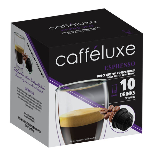 Espresso Coffee Caffeluxe Dolce Gusto Compatible 