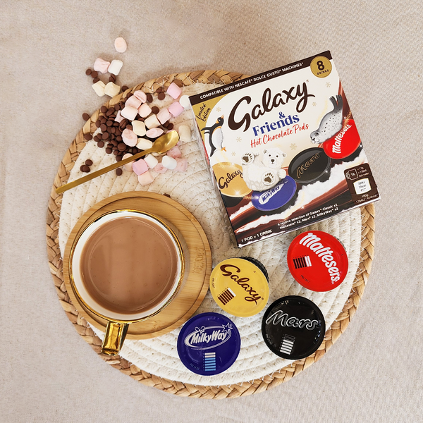 Dolce Gusto Compatible Galaxy Hot Chocolate Pods Maltesers Mars Twix  Gingerbread 