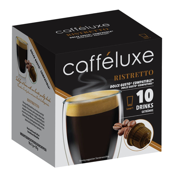 Products Caffeluxe Dolce Gusto Compatible Ristretto Coffee Pods